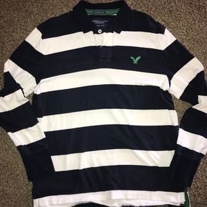 American Eagle Long Sleeve Men’s Polo
